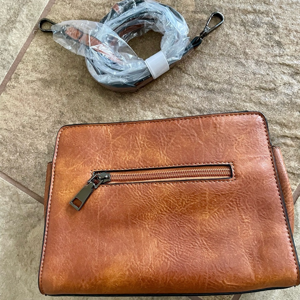 Embroidered Western Leather Bag - Picture 8 of 12